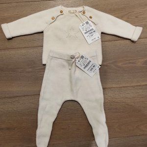 Newborn Zara Baby Knit Outfit